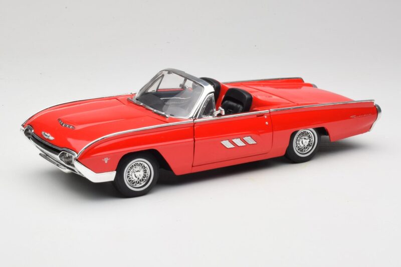 Ford Thunderbird Descapotable Rojo Anson 1:18 30334 Metal