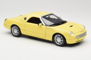 Ford Thunderbird Show Car Amarillo Maisto 1:18 50336 Metal - imagen 6 de 8