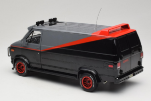 GMC Vandura A-Team Van Hot Wheels 1:18 V7439 Metal - imagen 7 de 8