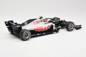 Haas VF-20 #50 M. Schumacher FP1 Abu Dhabi GP 2020 Minichamps 1:18 110201750 Metal - imagen 2 de 6