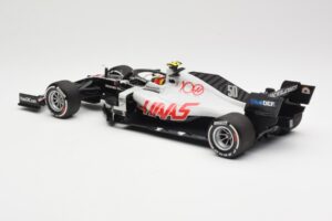 Haas VF-20 #50 M. Schumacher FP1 Abu Dhabi GP 2020 Minichamps 1:18 110201750 Metal - imagen 5 de 6
