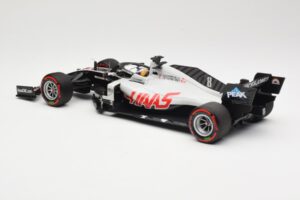 Haas VF-20 #8 R. Grosjean Bahrain GP 2020 Minichamps 1:18 110201508 Metal - imagen 5 de 6