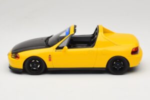 Honda Civic del Sol Spoon Phoenix Yellow Otto 1:18 OT1154 Resina - imagen 5 de 6