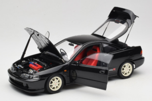 Honda Integra Type R DC2 Pre-Facelift Flamenco Black Pearl MotorHelix 1:18 M85203 Metal - imagen 2 de 8