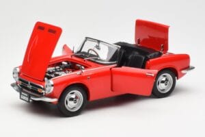 Honda S800 Roadster Rojo AUTOart 1:18 73276 Metal - imagen 2 de 8