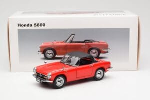 Honda S800 Roadster Rojo AUTOart 1:18 73276 Metal - imagen 8 de 8
