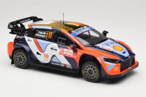 Hyundai i20 N Rally1 #11 Hyundai Shell Mobis WRT T. Neuville / M. Wydaeghe Rally Poland 2024 IXO 1:18 18RMC214 Metal - imagen 3 de 6