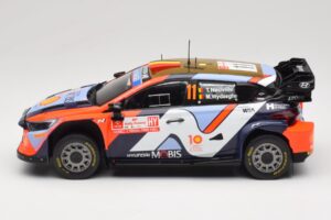 Hyundai i20 N Rally1 #11 Hyundai Shell Mobis WRT T. Neuville / M. Wydaeghe Rally Poland 2024 IXO 1:18 18RMC214 Metal - imagen 5 de 6