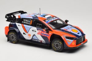 Hyundai i20 N Rally1 #8 Hyundai Shell Mobis WRT O. Tanak / M. Jarveoja Rally Chile 2024 IXO 1:18 18RMC223 Metal - imagen 4 de 6
