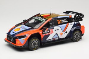 Hyundai i20 N Rally1 WRC Hybrid #11 T. Neuville / M. Wydaeghe Safari Rally Kenya 2024 IXO 1:18 18RMC208 Metal