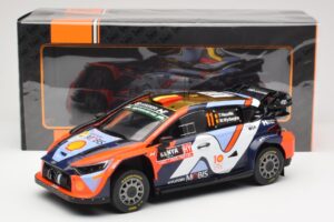 Hyundai i20 N Rally1 WRC Hybrid #11 T. Neuville / M. Wydaeghe Safari Rally Kenya 2024 IXO 1:18 18RMC208 Metal - imagen 6 de 6