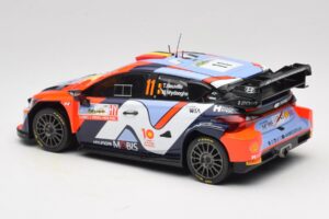 Hyundai i20 N Rally1 #11 T. Neuville / M. Wydaeghe Rally Japan WRC World Champion 2024 IXO 1:18 18RMC228 Metal - imagen 5 de 6