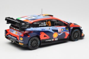 Hyundai i20 N Rally1 WRC #11 T. Neuville / M. Wydaeghe Central European Rally Winner 2023 IXO 1:18 18RMC193 Metal - imagen 2 de 6