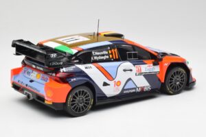 Hyundai i20 N Rally1 #11 T. Neuville / M. Wydaeghe Rally Croatia 2024 IXO 1:18 18RMC203 Metal - imagen 2 de 6