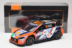 Hyundai i20 N Rally1 #11 T. Neuville / M. Wydaeghe Rally Croatia 2024 IXO 1:18 18RMC203 Metal - imagen 6 de 6