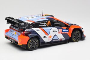 Hyundai i20 N Rally1 #11 T. Neuville / M. Wydaeghe Rally Sweden 2024 IXO 1:18 18RMC201 Metal - imagen 2 de 6