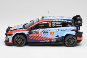 Hyundai i20 N Rally1 WRC #8 O. Tänak / M. Järveoja Rally Monte Carlo Night Version 2024 IXO 1:18 18RMC195 Metal - imagen 3 de 6