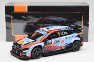 Hyundai i20 N Rally1 WRC #8 O. Tänak / M. Järveoja Rally Monte Carlo Night Version 2024 IXO 1:18 18RMC195 Metal - imagen 6 de 6