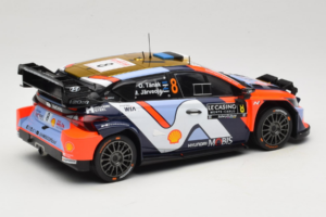Hyundai i20 N WRC #16 A. Fourmaux / A. Coria Rally Monte Carlo Night Version 2025 IXO 1:18 18RMC230B Metal - imagen 2 de 6