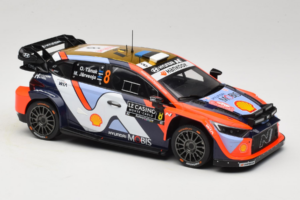 Hyundai i20 N WRC #16 A. Fourmaux / A. Coria Rally Monte Carlo Night Version 2025 IXO 1:18 18RMC230B Metal - imagen 4 de 6