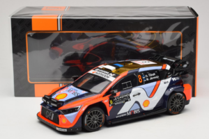 Hyundai i20 N WRC #16 A. Fourmaux / A. Coria Rally Monte Carlo Night Version 2025 IXO 1:18 18RMC230B Metal - imagen 6 de 6