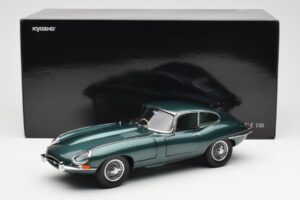 Jaguar E-Type 3.8 Series 1 Verde Oscuro Kyosho 1:18 08954DG Metal - imagen 8 de 8