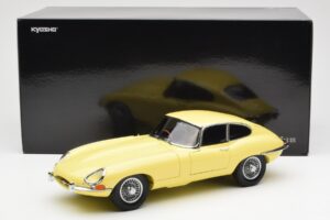 Jaguar E-Type 3.8 Series 1 Amarillo Claro Kyosho 1:18 08954LY Metal - imagen 8 de 8