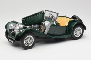 Jaguar SS 100 Roadster Verde Bburago 1:18 3006 Metal - imagen 2 de 8