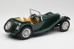 Jaguar SS 100 Roadster Verde Bburago 1:18 3006 Metal - imagen 3 de 8