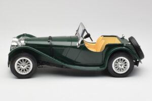 Jaguar SS 100 Roadster Verde Bburago 1:18 3006 Metal - imagen 4 de 8