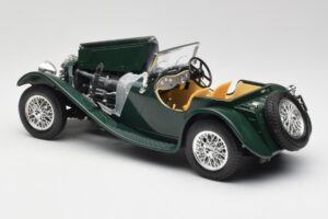 Jaguar SS 100 Roadster Verde Bburago 1:18 3006 Metal - imagen 5 de 8