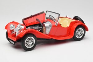 Jaguar SS 100 Rojo Bburago 1:18 3006-M1 Metal - imagen 2 de 8