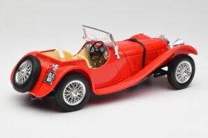 Jaguar SS 100 Rojo Bburago 1:18 3006-M1 Metal - imagen 3 de 8