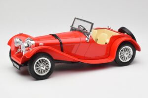Jaguar SS 100 Rojo Bburago 1:18 3006-M1 Metal