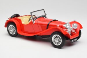 Jaguar SS 100 Rojo Bburago 1:18 3006-M1 Metal - imagen 6 de 8
