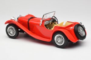 Jaguar SS 100 Rojo Bburago 1:18 3006-M1 Metal - imagen 7 de 8