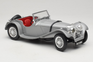 Jaguar SS100 Plata Bburago 1:18 3006-M2 Metal - imagen 4 de 6