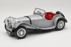Jaguar SS100 Plata Bburago 1:18 3006-M2 Metal