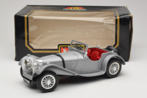 Jaguar SS100 Plata Bburago 1:18 3006-M2 Metal - imagen 6 de 6