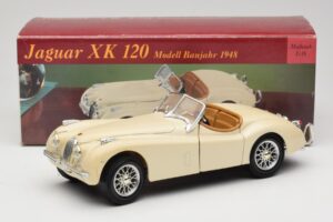 Jaguar XK120 Blanco Eduscho 1:18 7482-1HTH Metal - imagen 8 de 8