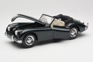 Jaguar XK140 Drophead Coupe Negro Sun Star 1:18 2802 Metal - imagen 2 de 8