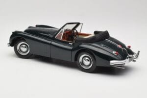 Jaguar XK140 Drophead Coupe Negro Sun Star 1:18 2802 Metal - imagen 7 de 8