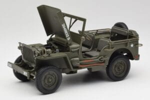 Jeep Willys Verde Militar Gate 1:18 1061 Metal - imagen 2 de 8