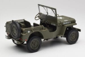 Jeep Willys Verde Militar Gate 1:18 1061 Metal - imagen 3 de 8