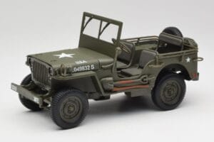 Jeep Willys Verde Militar Gate 1:18 1061 Metal