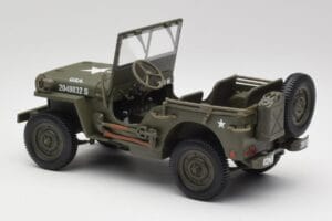 Jeep Willys Verde Militar Gate 1:18 1061 Metal - imagen 7 de 8