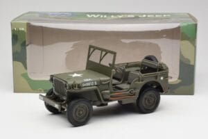 Jeep Willys Verde Militar Gate 1:18 1061 Metal - imagen 8 de 8
