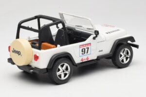 Jeep Wrangler Rallye #97 Beige Solido 1:18 9012 Metal - imagen 2 de 6