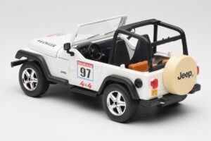Jeep Wrangler Rallye #97 Beige Solido 1:18 9012 Metal - imagen 5 de 6