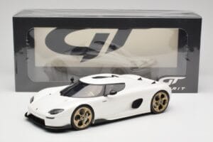 Koenigsegg CC850 Crystal White GT Spirit 1:18 GT903 Resina - imagen 6 de 6